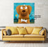 Golden Labrador & Bumble Bee - Personalised Pooch Art Canvas